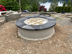 Warming Trends Crossfire FC42 Circular Ready To Finish Fire Pit Kit, 42x18-Inch