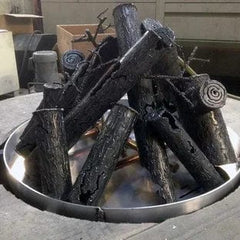 Warming Trends SLS36 Steel Log Set for Fire Pit, 36-Inch