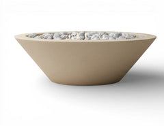 Warming Trends AON GFRC Architectural Ascend Round Wok Metal Vessels w/ Crossfire Brass Burner