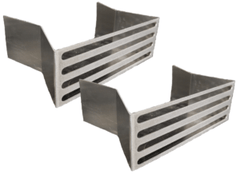 Warming Trends VENTPS Fire Pit Vent Kit, (2) 9 x 4.5-Inch Vents, 18-Inch per vent