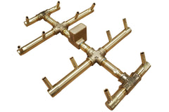 Warming Trends CFBCTXL120 Circular Tree-Style Crossfire Brass Burner 13x16-Inch