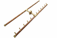 Warming Trends 36 x 9-Inch Crossfire H-Style Brass Gas Fire Pit Burner