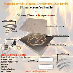 Ultimate Crossfire Bundle: Warming Trends Crossfire CFBO Octagonal Brass Burner Bundle