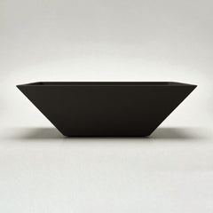 Warming Trends AON GFRC Architectural Ember Square Wok Concrete Vessels w/ Crossfire Brass Burner