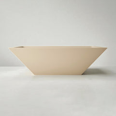 Warming Trends AON GFRC Architectural Ember Square Wok Concrete Vessels w/ Crossfire Brass Burner