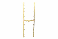 Warming Trends Crossfire 2.0 Universal H-Style Brass Gas Fire Pit Burner Kit