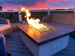 Warming Trends Crossfire FR4830 Rectangular with Linear Ready To Finish Fire Pit Kit, 48x30x18-Inch