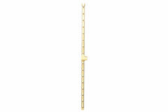 Warming Trends Crossfire 2.0 Universal Linear Brass Gas Fire Pit Burner Kit