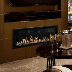 Modern Flames 52-inch Orion Slim Heliovision Fireplace Set with Table on Front