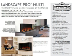Modern Flames LPM Landscape Pro Multi-Sided Built In Electric Fireplace