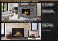 Modern Flames Orion Traditional Heliovision Built-In Electric Fireplace