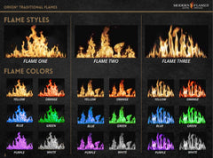 Modern Flames Orion Traditional Heliovision Built-In Electric Fireplace