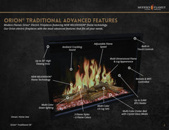 Modern Flames Orion Traditional Heliovision Built-In Electric Fireplace