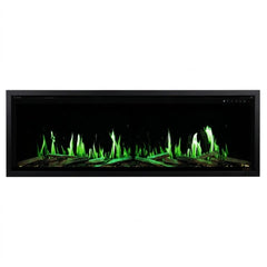 Modern Flames OR76-SLIM-V2 76" Orion Slim V2 Linear LCD Heliovision ElectriFireplace