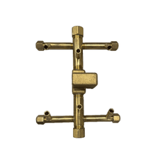 Warming Trends Crossfire 2.0 Universal Original Brass Gas Fire Pit Burner