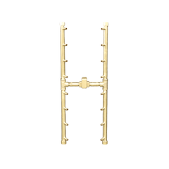 Warming Trends Crossfire 2.0 Universal H-Style Brass Gas Fire Pit Burner
