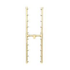 Warming Trends Crossfire 2.0 Universal H-Style Brass Gas Fire Pit Burner