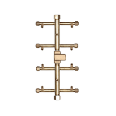 Warming Trends Crossfire 2.0 Universal Tree-Style Brass Gas Fire Pit Burner