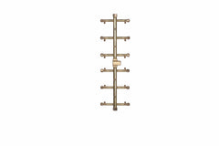 Warming Trends Crossfire 2.0 Universal Tree-Style Brass Gas Fire Pit Burner Kit