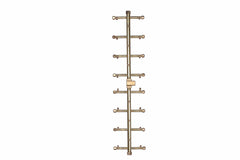 Warming Trends Crossfire 2.0 Universal Tree-Style Brass Gas Fire Pit Burner Kit