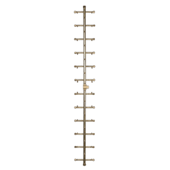 Warming Trends Crossfire 2.0 Universal Tree-Style Brass Gas Fire Pit Burner