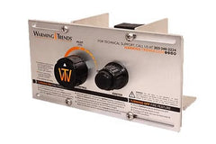 Warming Trends Outdoor Fireplace Kit For 30-Inch Opening With 110K BTU Tree-Style Crossfire 2.0 Brass Burner