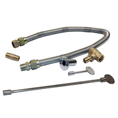 Warming Trends Crossfire 2.0 Universal Linear Brass Gas Fire Pit Burner Kit