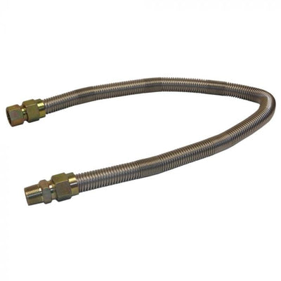 Warming Trends 36x0.75-Inch Stainless Steel Flex Line in White Background