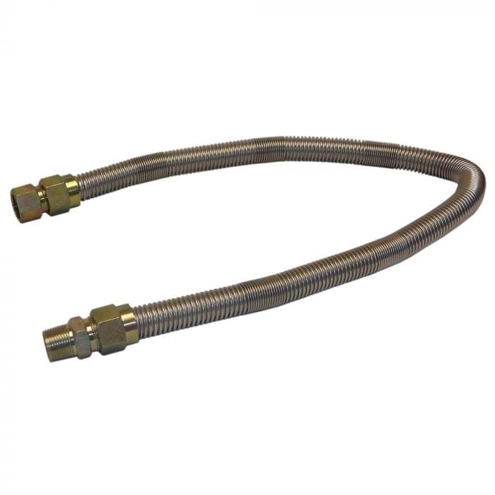 Warming Trends 36x0.75-Inch Stainless Steel Flex Line in White Background
