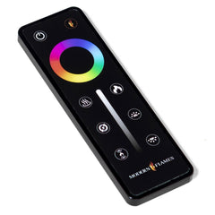 Modern Flames Multi-Sided Built In Electric Fireplace Remote Control with White Background