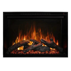 Modern Flames Built-In Electric Fireplace with Red Flame