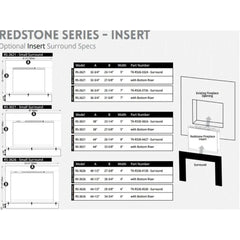 Modern Flames Trim Kits Redstone Series Specification