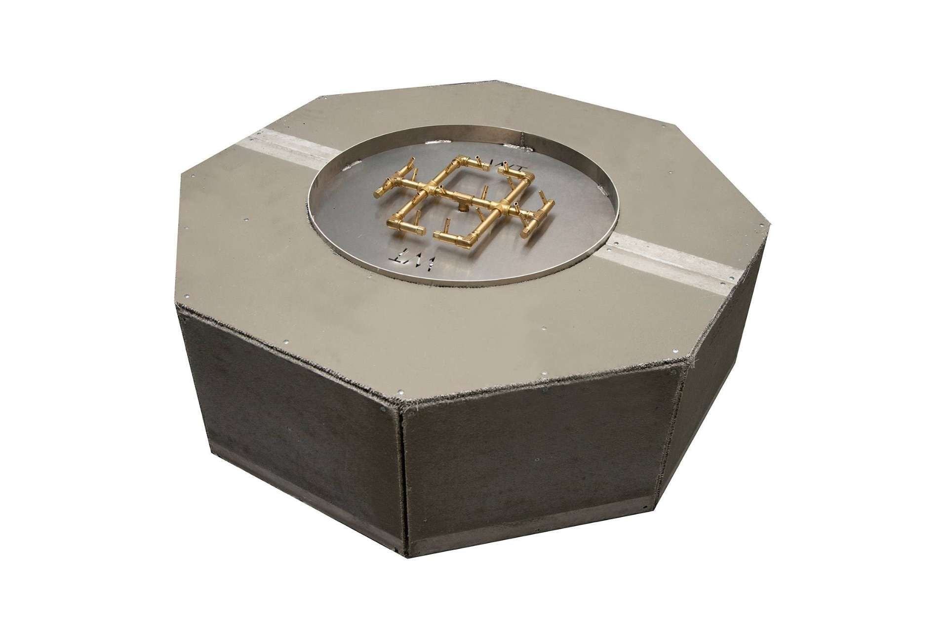 Warming Trends Crossfire FO42 Octagon Ready To Finish Fire Pit Kit, 42x18-Inch