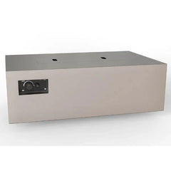 Warming Trends AON Powder-Coated Steel Rectangular Fire Table w/ Crossfire Brass Burner