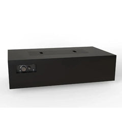 Warming Trends AON Powder-Coated Steel Rectangular Fire Table w/ Crossfire Brass Burner