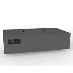 Warming Trends AON Powder-Coated Steel Rectangular Fire Table w/ Crossfire Brass Burner