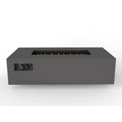 Warming Trends AON Powder-Coated Steel Rectangular Fire Table w/ Crossfire Brass Burner