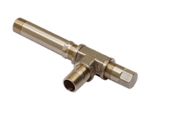 Warming Trends 0.75-Inch Brass Drip Leg Kit in White Background